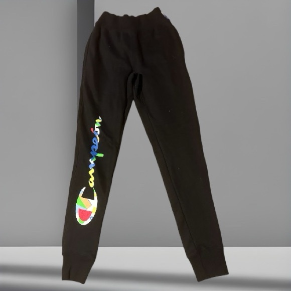 Champion Pants - NWT Champion Reverse Weave “Champeon” Hispanic Heritage Jogger Black Size XS